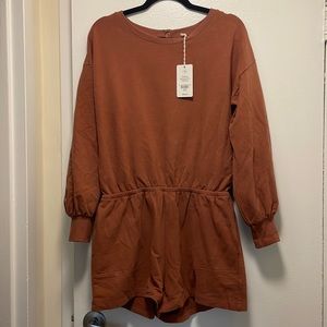 NWT! UpWest Rust Lounge Romper